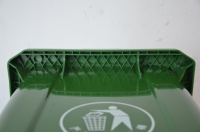 Poubelle en plastique, 1200l, 120L, 240 litres, avec roue