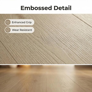 <span class=keywords><strong>Suelo</strong></span> <span class=keywords><strong>Laminado</strong></span> con Aspecto de Madera y Vetas Naturales, Tablas con Sistema de Clic para Sala de Estar y Dormitorio - Product Image 4
