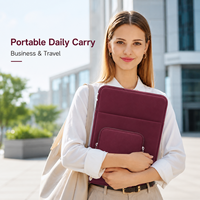 Ensemble de housses pour ordinateur portable avec logo personnalisé et pochette à accessoires, fabricant OEM pour cadeaux d'affaires, accessoires technologiques promotionnels