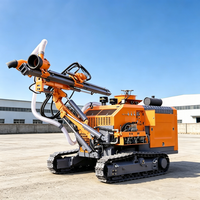 Machine de forage minière portable à moteur diesel pour puits profonds, avec moteur et boîte de vitesses, moteur 88 kW, profondeur max. 100 m