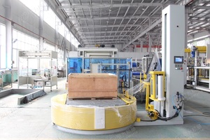 Leadworld Máy Đóng Gói Pallet Co Giãn Có Bàn Xoay Máy Đóng Gói Pallet Co Giãn/Bọc Pallet/Bọc Máy Căng - Product Image 3