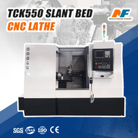 Centro de Mecanizado CNC de Servicio Medio TCK550, Torneado-Fresado, Doble Husillo, Bancada Inclinada Automática, Control FANUC, Motor GSK 380V
