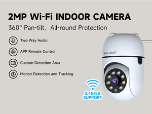 Tốt nhất bán nhà thông minh an ninh trong nhà 5 GHz <span class=keywords><strong>Wifi</strong></span> CCTV Camera với tầm nhìn ban đêm CMOS cảm biến Bộ nhớ lưu trữ thẻ eseecloud ứng dụng - Product Image 3