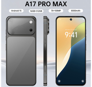 Smartphone <span class=keywords><strong>A17</strong></span> Pro Max, vente chaude en usine, écran 7,3 pouces, processeur octa-core, appareil photo arrière 108 MP, résolution HD, réseau cellulaire LTE - Product Image 1