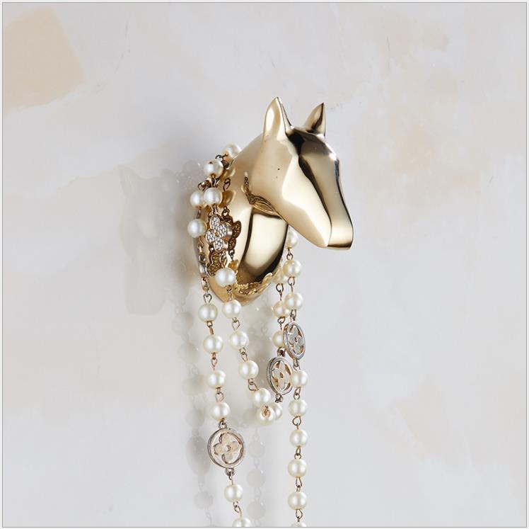 Goldene pferd kopf