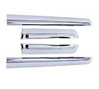 Moulures latérales chromées pour Lexus LX570 2012, garniture de porte, panneau de porte inférieur, accessoires de style extérieur