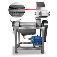 Machine à jus multifonctionnelle haute performance pour lavage et broyage de fruits (pastèque, poire, kiwi, mangue) et fabrication de jus pressé à froid