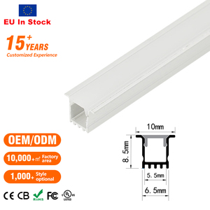 Lampu Linear campuran Aluminium dekorasi tembok Trim dekoratif tersembunyi saluran Diffuser ekstrusi Profil Aluminium untuk Led Strip cahaya - Product Image 2
