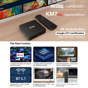 Boîtier <span class=keywords><strong>TV</strong></span> Mecool KM7 SE Android 11 certifié CE S905Y4 1920x1080 2 Go Quad Core - Product Image 4