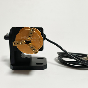 Axe rotatif professionnel pour bijoux, réglage d'angle à 90 degrés avec pince en cuivre pour machine de marquage laser à fibre - Product Image 2