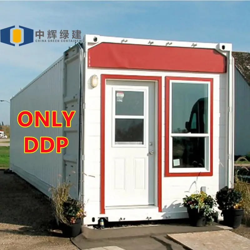 CGCH flat pack container house kit di isolamento in calcestruzzo prefabbricato deposito portatile ufficio Container House