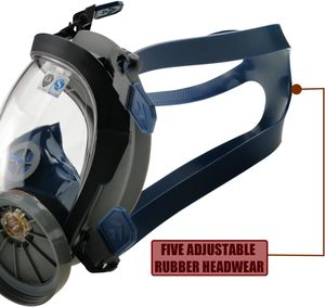 SYINE Organic Vapors Full <strong>Respirator</strong> <strong>Mask</strong> Gas <strong>Mask</strong> Spray Paint <strong>Chemical</strong> Formaldehyde Dustproof Respiratory Protection 1 Pair - Product Image 3