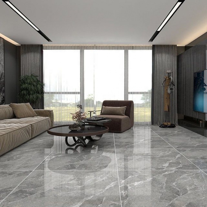 Cheap Gray Grey Continues Pattern Tiles Big Size 750x1500 Floor Ceramic Marbles Floor Tile Porcelain Tile For Floor
