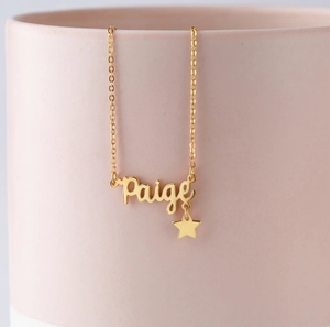 Ispirare la moda in acciaio inossidabile personalizzata con <span class=keywords><strong>nome</strong></span> <span class=keywords><strong>di</strong></span> <span class=keywords><strong>stella</strong></span> farfalla con Clip <span class=keywords><strong>di</strong></span> carta collana <span class=keywords><strong>di</strong></span> gioielli all'ingrosso per le donne - Product Image 4