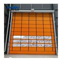 Puerta Plegable Apilable de PVC de Alta Velocidad Industrial