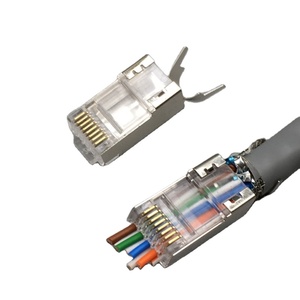 CAT6A Cat7 <strong>RJ45</strong> Standard Modular Plugs SFTP FTP Network Connectors <strong>RJ45</strong> Ethernet Plug 8p8c <strong>Connector</strong> Network Modular Plug - Product Image 6