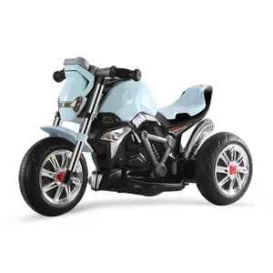 高品质三轮新款儿童电动骑乘汽车摩托车三轮车汽车婴儿推车儿童警察可坐玩具