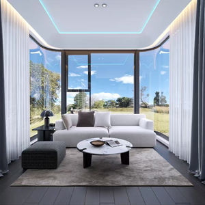 Vente en gros de maison portable préfabriquée de luxe conteneur de capsule spatiale en acier de haute qualité pour hôtels en matériau de panneau sandwich - Product Image 5