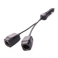 Allume-cigare de voiture 2 en 1, adaptateur de chargeur, prise 12V/24V