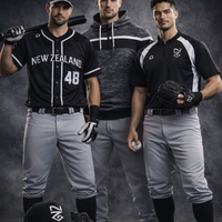 Veste de baseball respirante personnalisée sublimée à col zippé, veste d'entraînement BP pour cage de frappe, ensemble pantalon uniforme de baseball et softball