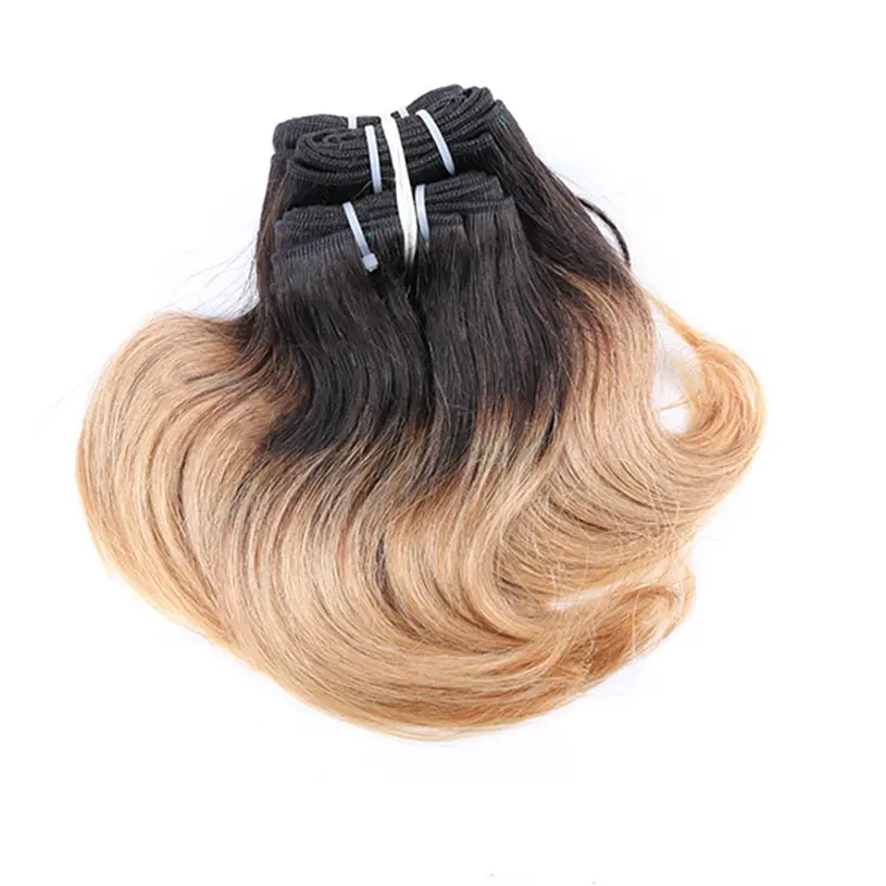 8" Good Quality Cuticle Aligned Short Human Hair Extension