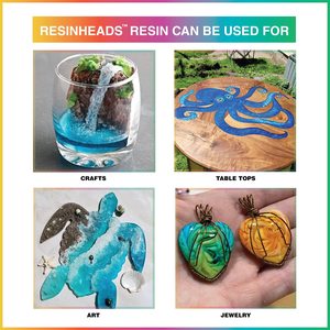 Kit de Resina Epóxi Easy Mix 1:1 para Iniciantes, Cristalina para Fundição e Revestimento, para Fabricação de Joias, Arte e Artesanato - Product Image 2