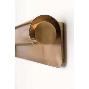 Luminaire mural linéaire de luxe pour galerie d'art moderne, idéal pour chambre et salle de bain, style vintage or horizontal pour œuvres d'art murales - Product Image 2