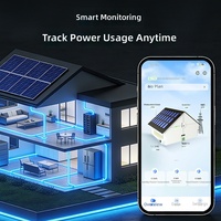 Système de stockage d'énergie solaire tout-en-un empilable de 62 kWh pour usage résidentiel hors réseau