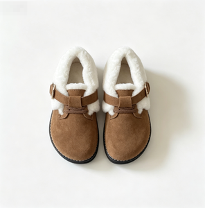 Botas de nieve cálidas de ante sintético, sandalias de mujer, zapatos de mujer, chaussures femme, pantuflas, zapatos de mujer, sandalias - Product Image 3