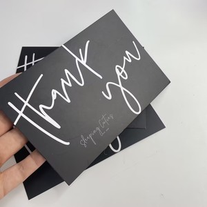 Cartes de remerciement personnalisées et colorées, cartes de vœux de marque pour les emballages de marques de mode et de beauté - Product Image 4