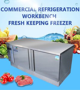 3 Cửa Ra Vào Thép Không Gỉ Bánh <span class=keywords><strong>Pizza</strong></span> Prep Bảng Kết Nối Với Salad Bar/Bánh <span class=keywords><strong>Pizza</strong></span> Chuẩn Bị Bàn Làm Việc - Product Image 4