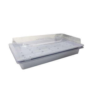 Vassoio Rettangolare Bianco 1020 per Semina e Germinazione con Coperchio Trasparente, Fornitura Diretta dalla Fabbrica - Product Image 1