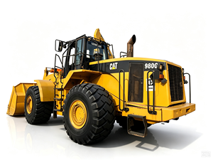 Chargeuse sur pneus CAT 980G d'occasion, 8 tonnes, chargeuse frontale, godet de 5-6,1 m³, matériel de construction Caterpillar à vendre - Product Image 1