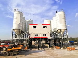 सीमेंट स्थिर 240 मीटर/एच कंक्रीट बैच संयंत्र विनिर्माण के लिए नई डीजल/गैसोलीन उत्पादन लाइन सीमेंट साइलो - Product Image 6