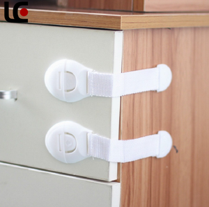 Ebay più caldo bambino strap di sicurezza serrature a prova di bianco serratura armadietto per il bambino prodotto per cassetto armadio frigo porta per animali domestici - Product Image 5