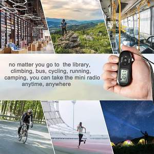 Radio Portátil Mini de Fábrica con DSP Digital, Pantalla LCD de 1.1 Pulgadas, 20 Estaciones Preestablecidas, 2.4W AM FM, 80x28x20mm, Ideal para Caminar, Trotar y Cortar el Césped - Product Image 5