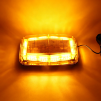 Feux de signalisation LED 48W, gyrophare, lumière d'avertissement, montage magnétique sur toit, boîtier en polycarbonate, plusieurs couleurs, lumière clignotante, alerte de sécurité pour les véhicules