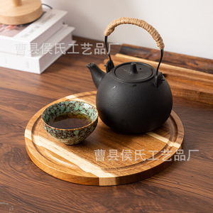 Acacia <b>Wood</b> Cutting Board Rectangle Anti-Slip Kitchen Chopping <b>Block</b> For Fruit And Bread Solid <b>Wood</b> - Product Image 4