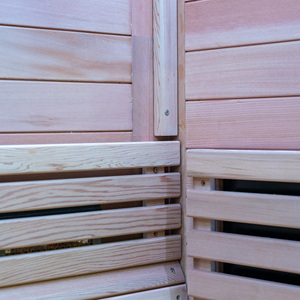 <span class=keywords><strong>Sauna</strong></span> infrarouge à ondes lumineuses infrarouges à spectre complet en cèdre rouge pour une utilisation à domicile, porte entièrement vitrée - Product Image 5