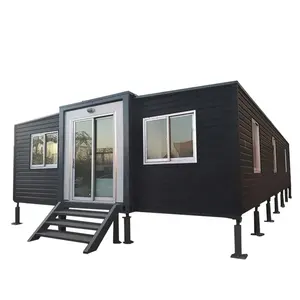 Austrália Luxo 40ft Expansível Dobrável Minúsculo Container Casa Pré-fabricadas Casas Modernas