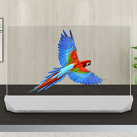 Pantalla OLED de elevación de 30 ''y 55'', señalización Digital transparente 4K, pantalla Oled transparente ultrafina táctil