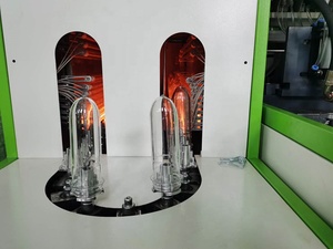 סין יצרן פלסטיק 5L 10 ליטר חצי אוטומטי בקבוק PET נושבת מכונה מחיר - Product Image 5