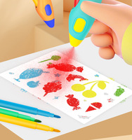 Stylos de peinture électrique exclusifs pour enfants, rechargeables par USB, lavables, marqueurs de coloriage multicolores pour dessin transfrontalier