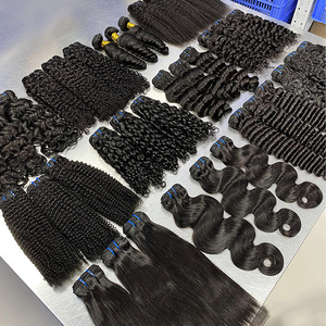 Hot Sale Virgin Brazilian Hair Straight 1B Color <strong>Cheap</strong> Wholesale Hair <strong>Bulk</strong> - Product Image 3
