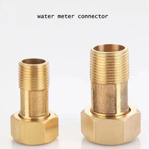 <span class=keywords><strong>Raccord</strong></span> de compteur d'<span class=keywords><strong>eau</strong></span> en laiton BSPP 1 pouce femelle vers <span class=keywords><strong>3</strong></span>/<span class=keywords><strong>4</strong></span> pouce NPT mâle, adaptateur de raccordement de tuyauterie en laiton - Product Image 2