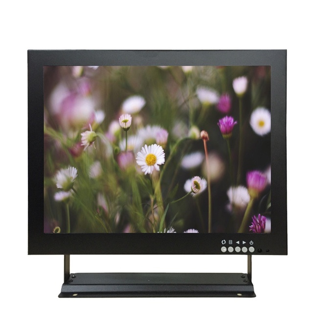 10inch 12inch LED 1920*1200 Monitor Security Display BNC Interface CCTV Monitors for Wall Mounted Use