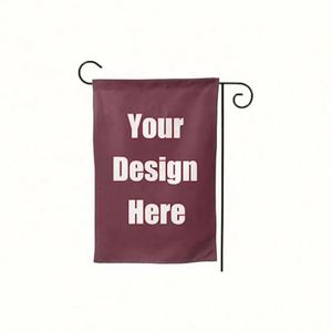High Quality 300D Polyester Garden <b>Flag</b> 12x18 3 Layers Custom Any Size Any Color for Yard Decoration 300D Polyester Blank <b>Flags</b> - Product Image 1