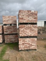 Briques d'argile rouge pleine grandeur technique frittée briques réfractaires solides avec caractéristique mince