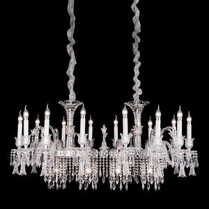 Lustres classiques de luxe en cristal K9 Maria Theresa, décoration de plafonds d'hôtel, lustre de mariage français - Product Image 3