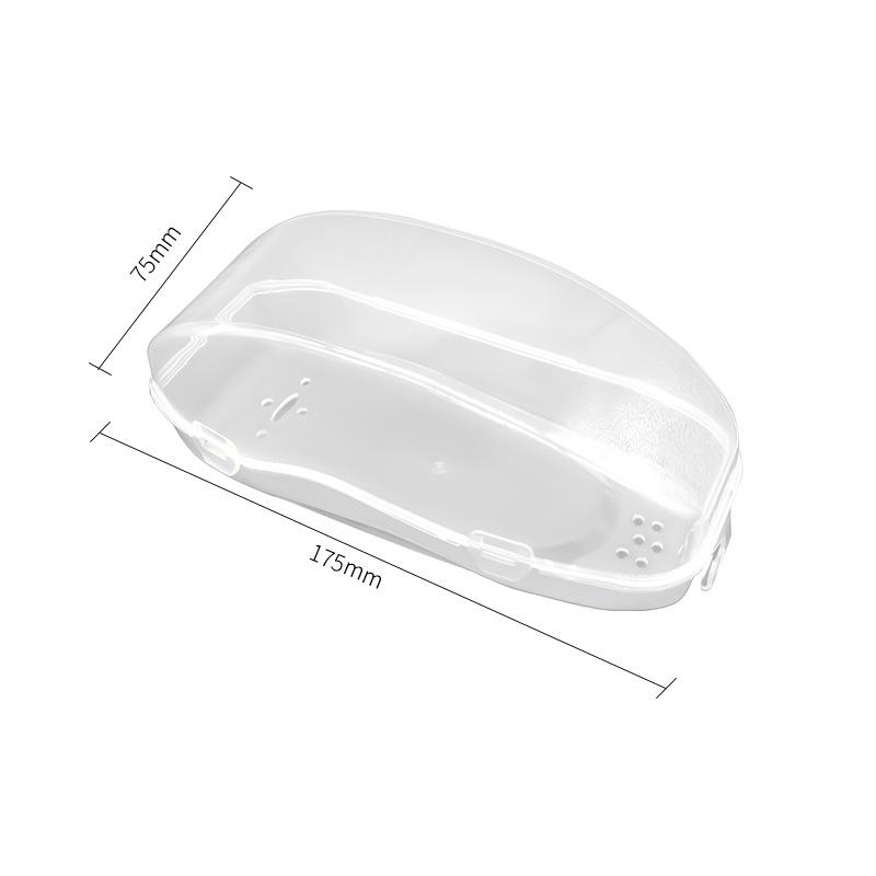 กล่องใส่แว่นตาว่ายน้ำแบบใส (ขนาดใหญ่)